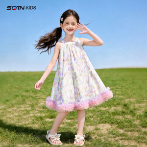 SQTN.KIDS | Charming Princess Dress for Girl