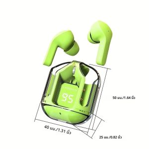 Air31 Tws หูฟังไร้สายบลูทูธ 5.0 กีฬาชุดหูฟังสําหรับเล่นเกมหูฟังลดเสียงรบกวนหูฟังไมโครโฟนพร้อมจอแสดงผล LED หูฟัง