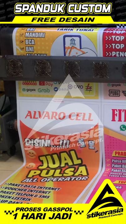 Spanduk Es Teh Poci Custom Banner Jualan EsTeh SpandukMurah DesainSpanduk Gratis Desain StikerAsia