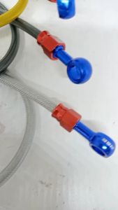 Selang rem cakram 60 / 200 cm karbon NSB model TDR