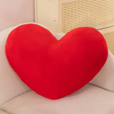 QIAOSHANG | Romantic Red Heart-shaped Wedding & Love Confession Pillow