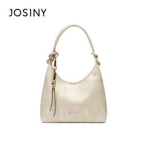 Josiny | Luxury Woven Large Capacity Tote Bag For Commute Cross-body & Shoulder