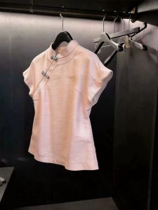 YNY | New Chinese Style Fashion Anti-aging Mandarin Collar Blouse
