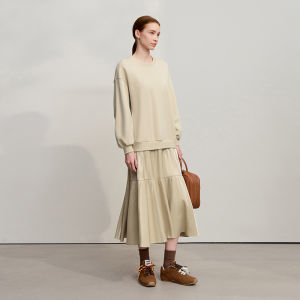 AMII | Winter New Loose Long Warmer Fleece Hoodie