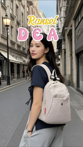 AOLONG Ransel DEA 5081# - Tas Ransel Cewek Cantik Backpack Cewek Lucu Bahan Parasut Bisa COD