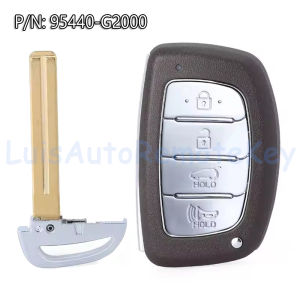 4 Buttons Smart Remote Car Key Fob 433MHz ID47 Chip for Hyundai Ioniq 2017-2021 95440-G2000 95440-G2500 FCC ID: TQ8-FOB-4F11