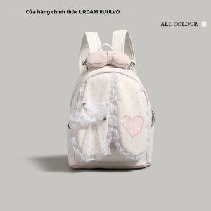 URCDN RDALVO | Balo Dễ Thương Phong Cách Hàn Quốc Có Đốm Ren