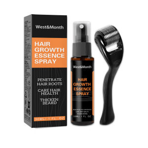West&Month สเปรย์เอสเซนส์เพื่อการเจริญเติบโตผมป้องกันผมร่วงฟื้นฟูรากผมหนาขึ้นบำรุงดูแลเส้นผม30มล.