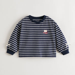 Marc&Janie | Bear Striped Cotton New Year Red T-Shirt