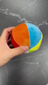 Baby Recognition Color Ball Plush Bells Ball Plush Multi Color Sensory Educational Toy Pet Training Toy Colorful Plush Bell