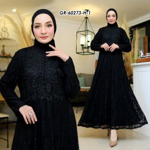 Gamis Brokat import Gamis Brokat Jumbo Gamis Premium