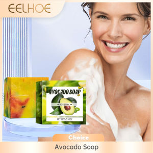 EELHOE | Avocado Soap Body Cleansing Moisturizing Oil Control Smoothing Skin Tender Skin Even Tone Remove Dirt Rejuvenated Skin Body Care