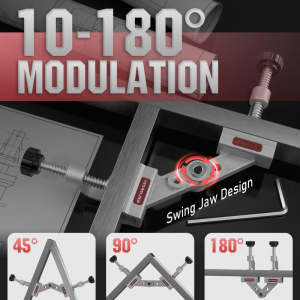 Multipurpose Right Angle Tool Stainless Steel Welding Fix Folder Woodworking quick clamps Adjustable angle Locking Pliers