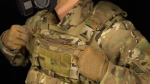 Oiking AVS Admin Zipper Adapter - YKK Two-Way Zipper Velcro Mount - Cordura Fabric US.Velcro - Compatible with CryeAVS Tactical Vest - for Outdoor Wargame Hunting Accessories