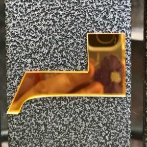 ตัวอักษรไทย ตัวอักษรอะคริลิคมิลเลอร์สีทอง สรุปตัวอักษรไทยติดผนัง ขนาดสูง10 เซนติเมตร สวยหรูหรา