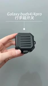 Earphone Case For Samsung Galaxy Buds 4 / Buds 4 Pro Earbuds Cover Protection Shockproof With Lock Keychain Accessories Coque