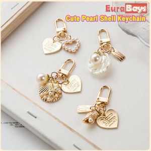 N.K. Cute Pearl Shell Keychain For Girl Creative Gifts Ins Jewelry Pendant Fashion Accessories