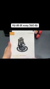 Giá đỡ điện thoại máy tính bảng xoay 360 độ.