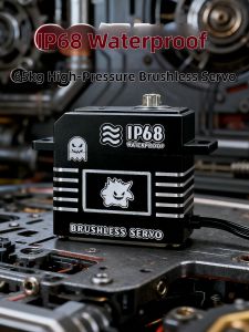 Magnetic Induction High Voltage Brushless 65kg Waterproof Servo
