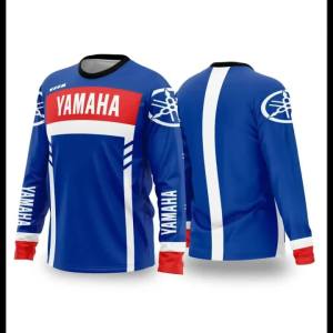 Yamaha | YAMAHA Nam Nữ Bộ Đồ Đi Xe Máy Nhanh Khô Thoáng Khí Đua Xe Địa Hình Áo Thun Dài Tay Thể Thao Thông Thường Hàng Đầu