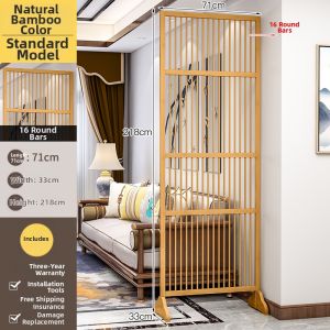 ZHISHANYUAN | Modern Chinese Bamboo Partition Storage Shelf