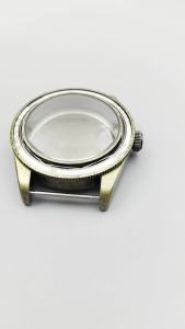 DZ 39MM NH34 NH35 NH36 NH38 NH70 Retro Domed Sapphire Crystal BB58 Bronze Watch Case ETA2824 PT5000 Waterproof Case Screw Crown