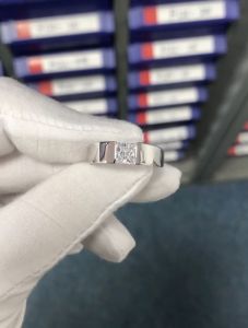 Solid 14K White Gold Ring 1CT Princess Cut Moissanite Diamond Mens Engagement Ring Statement Jewelry Gift For Husband Moissanite white gold wedding ring genuine pawnable mens ring