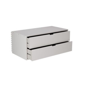 Wall-Mounted Metal Shelving System