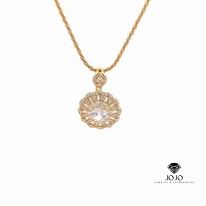 M1590 Mặt và dây chuyền nữ đính đá CZ cao cấp sáng lấp lánh JOJO