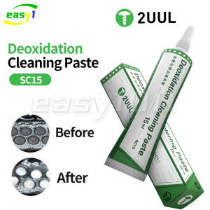2UUL SC15 Deoxidation Cleaning Paste Easy-to-clean Tool for Mobile Phone Repair PCB Solder Joint Deoxidation Solder Paste Tool