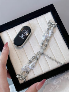 Womens Water Diamond Pearl Smart Watch Band Compatible with Xiaomi Mi 9 pro 10 Hand Ring Strap Universal Replacement Band