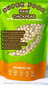 Dry Chickpeas Nutritious Beans for Cooking Salads Hummus and Healthy Recipes – Vegan and Gluten-Free