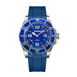 DEESIO Luxury Fashion Mens Fully Automatic Mechanical Wristwatch Stainless Steel Case Date Display Top Choice for Mens Gifts