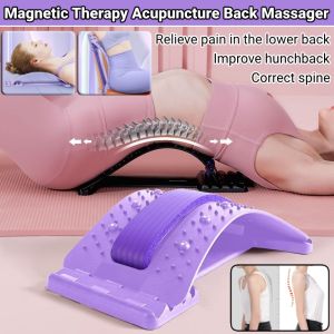 Magnetic Therapy Acupuncture Back Massager Lumbar Stretcher Tractor Back Pain Relieve Back Posture Corrector 腰椎拉伸器