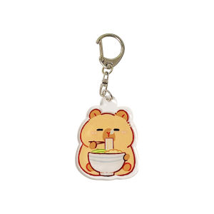 Kapibala keychain cute capybara acrylic pendant student backpack pencil case decoration small accessories small gifts