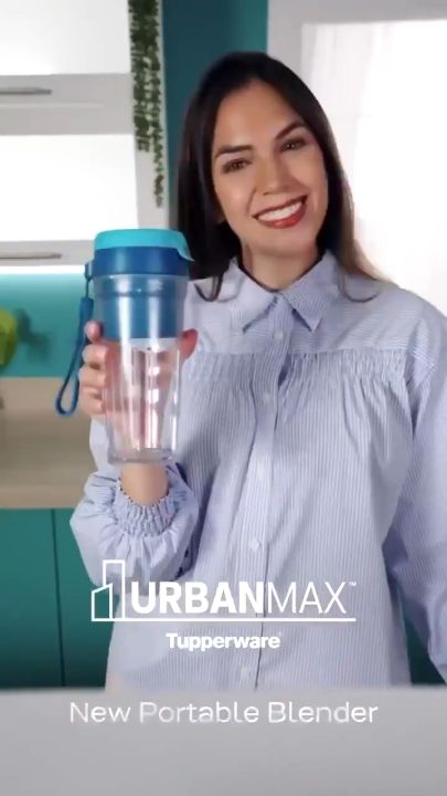 Tupperware UrbanMax New Portable Blender 350ml On The Go Rechargeable ...