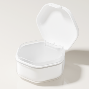 Invisible Tooth Socket Storage Box Dentures Portable with Portable Hidden Beauty Kids Teeth Brace Retainer Box