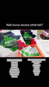 FIBOLAC TROPICAL FRUITY FLAVOUR 15 SACHET