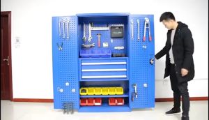 Heavy Hardware Tool Cabinet Workshop Safety Tool Storage Cabinet Iron Sheet Chest Plant Component Storage Closet