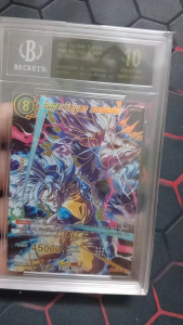 Tranh Thẻ Khung LIM Dragon Ball Ultimate Son Goku và Gohan chấm điểm 10 Point WS 6 psa Beckett