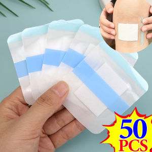 50Pcs Waterproof Band Aid Wound Dressing Medical Transparent Sterile Tape Wound PU film Adhesive Plaster