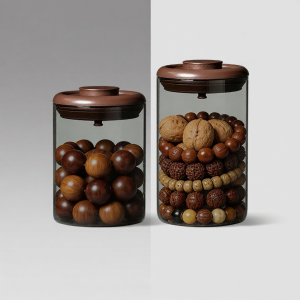 Ankou | Dust-Proof Moisture-Proof Clear Borosilicate Glass Container Large