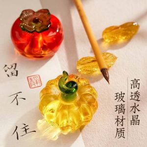 Paper Weight Calligraphy Only Calligraphy Materials Pressure Paper Decoration Writing Brush Word Practice Pen Holder Pen Holder Pressure Bar Crystal Glass Paperweight