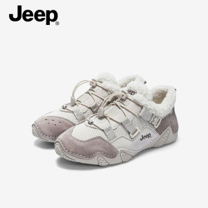 Jeep spirit mary jane 2025 New Autumn/Winter Warm Cotton Shoes Lightweight Sports Shoes Anti slip and Velvet Womens Shoes