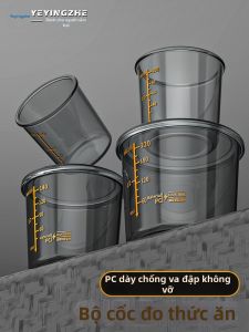 YEYINGZHE | Cốc Đo Mồi Cá Bền Dày