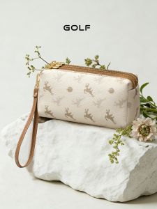 Golf | Printed Multifunctional Clutch Bag with Zip and Card Holder