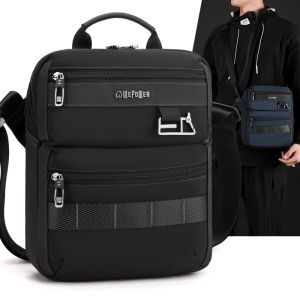 MLZH | Leisure Lightweight Single-shoulder Mens Bag Multi-compartment Durable Business
