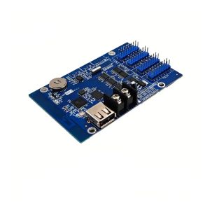 Huidu HD-WF4 WiFi Wireless Full Color RGB Running Text Control Card P2.5 P3 P4 P5 P10 HUB75 LED Display Digital Sign Board Control Card  LED Panel Module Controller Mobile Phone Wi-Fi Control Signage Programmable Running Screen Controller