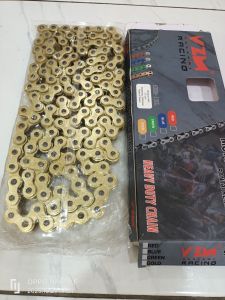RANTAI MEREK VZM RACING UKURAN 520H-130L WARNA GOLD
