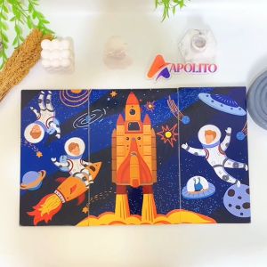 HIASAN DINDING KAMAR ANAK ASTRONOT (FULL SET ISI 3) WALL DECOR PAJANGAN DINDING POSTER KAYU RUANGAN ASTRONAUT